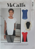 McCalls M7093, Misses Tops, Tunics,  Uncut Sewing Pattern