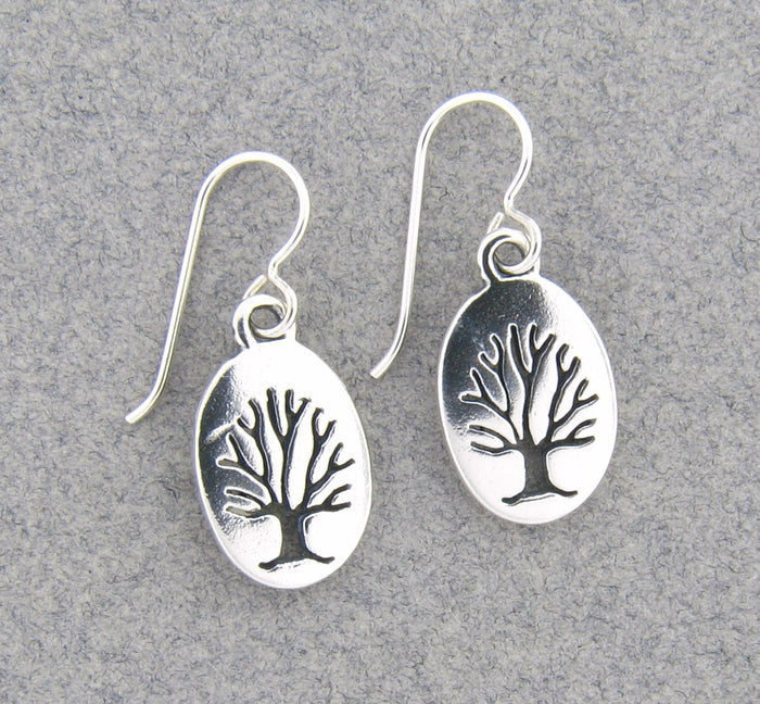 MKD Oval Tree Earrings