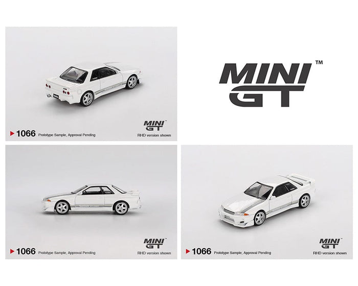 Nissan Skyline GT-R (R32) VeilSide Combat C-I White Mini GT MGT01066-BL