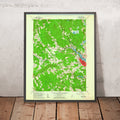 Old Map of Belfast, Maine by USGS, 1960 – Belfast Harbor & Penobscot Bay