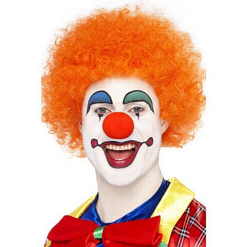 Orange Curly Wig