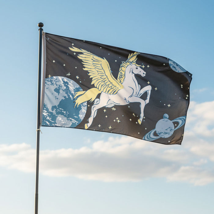 Pegasus Polyester Fabric Flag 5ft x 3ft