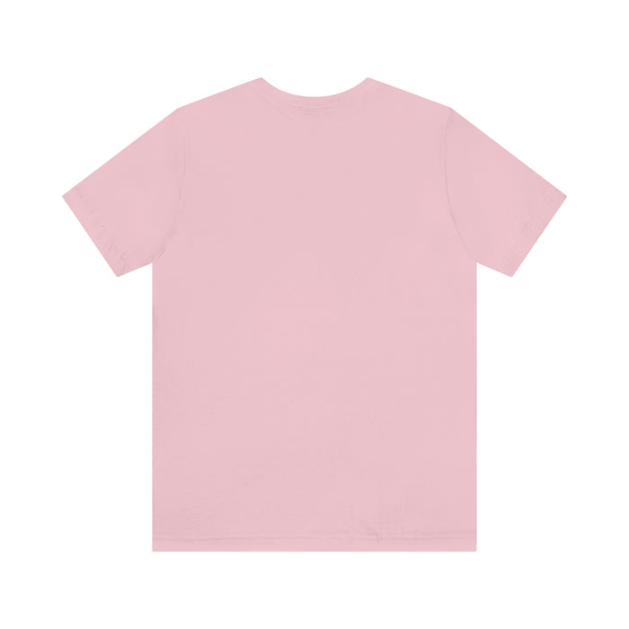 Pink Pomeranian “I give zero fluffs” Unisex Jersey Short Sleeve Tee