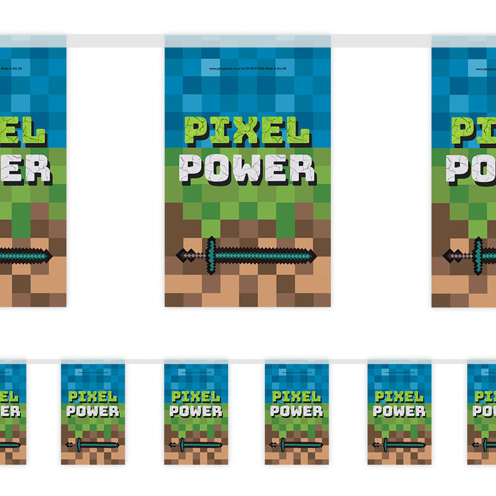 Pixel Blocks Flag Interior Bunting - 2.4m