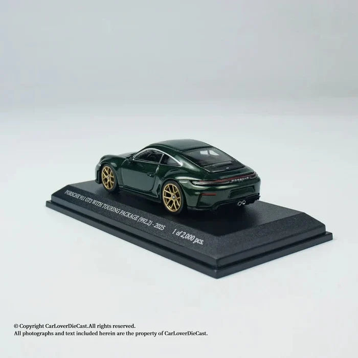 Porsche 911 992.2 GT3 Touring 2025 Green Metallic Minichamps 1:64 643064234