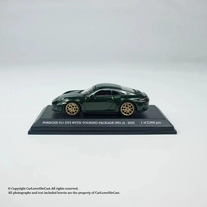 Porsche 911 992.2 GT3 Touring 2025 Green Metallic Minichamps 1:64 643064234