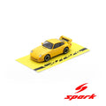 Porsche 911 993 RS Clubsport Yellow with black wheels Spark 1:64 scale 64SP007-F