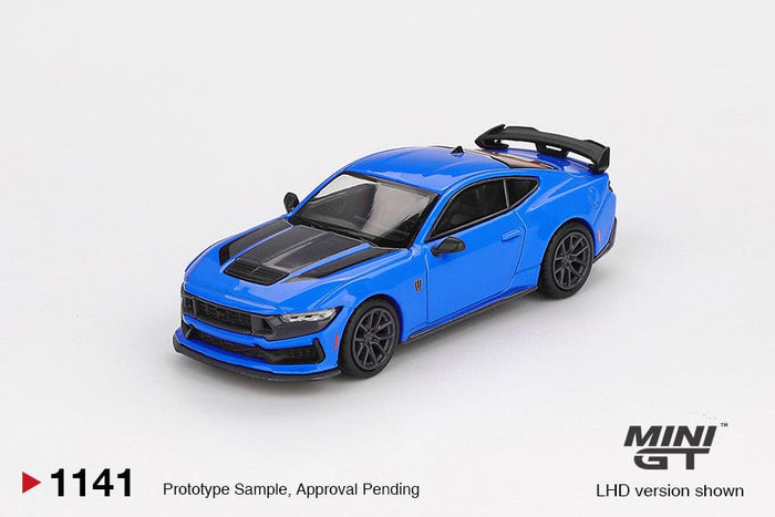 (Pre-order) 2024 Ford Mustang Dark Horse Grabber Blue Mini GT 1:64 MGT01141-BL