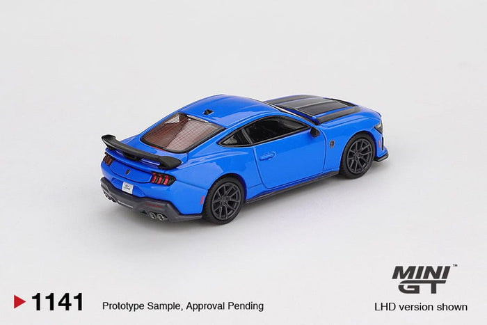 (Pre-order) 2024 Ford Mustang Dark Horse Grabber Blue Mini GT 1:64 MGT01141-BL