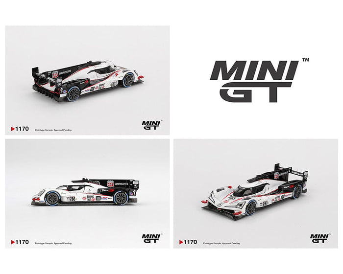 (Pre-order) Acura ARX-06 GTP #93 Acura Meyer Shank Racing 2025 IMSA Daytona 24 Hrs Mini GT 1:64 MGT01170-BL