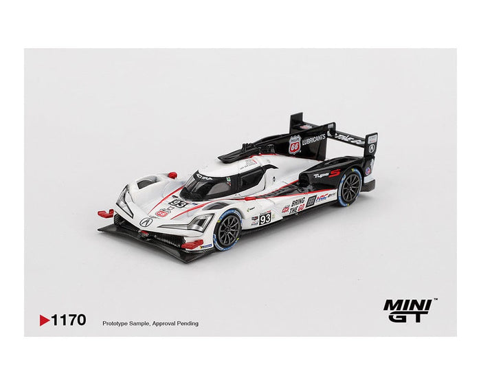 (Pre-order) Acura ARX-06 GTP #93 Acura Meyer Shank Racing 2025 IMSA Daytona 24 Hrs Mini GT 1:64 MGT01170-BL