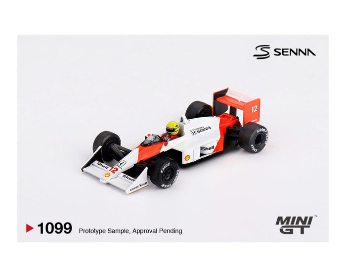 (Pre-order) McLaren MP4/6 #1 Ayrton Senna 1991 Japanese Grand Prix 2nd Place Limited Edition Mini GT MGT01120-BL