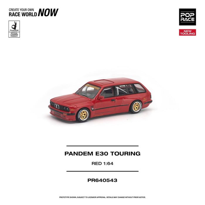 (Pre-order) BMW E30 Touring Pandem Red Pop Race PR640543