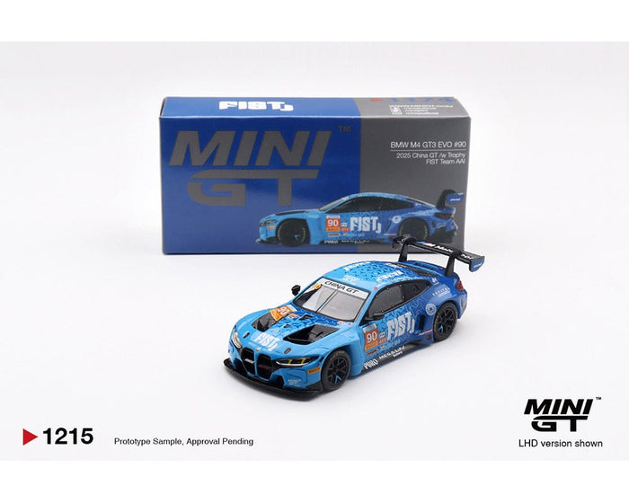 (pre-order) BMW M4 GT3 EVO #90 FIST Team AAI 2025 China GT LHD China Exclusives Mini GT 1/64 scale MGT01215-CH