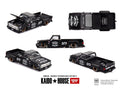 (pre-order) Chevrolet Silverado Dually Hot Rod V1 Flat Black Kaido House Mini GT 1/64 scale KHMG236