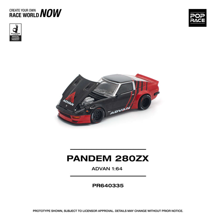 (Pre-order) Datsun 280ZX Pandem Advan Pop Race 1/64 scale PR640335
