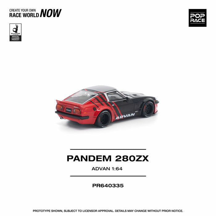 (Pre-order) Datsun 280ZX Pandem Advan Pop Race 1/64 scale PR640335