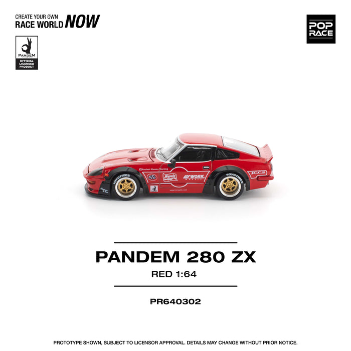 (Pre-order) Datsun Pandem 280ZX Red Pop Race 1/64 scale PR640302