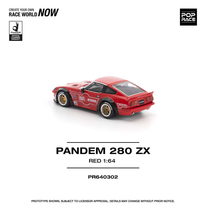 (Pre-order) Datsun Pandem 280ZX Red Pop Race 1/64 scale PR640302