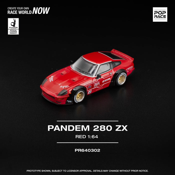 (Pre-order) Datsun Pandem 280ZX Red Pop Race 1/64 scale PR640302