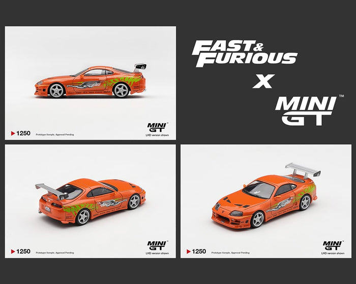 (Pre-order) Fast & Furious Toyota Supra BOMEX The Fast and the Furious Brian O’Conner Limited Edition Mini GT 1:64 MGT01250-BL