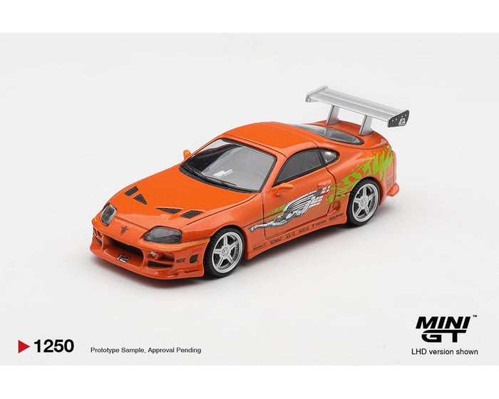 (Pre-order) Fast & Furious Toyota Supra BOMEX The Fast and the Furious Brian O’Conner Limited Edition Mini GT 1:64 MGT01250-BL