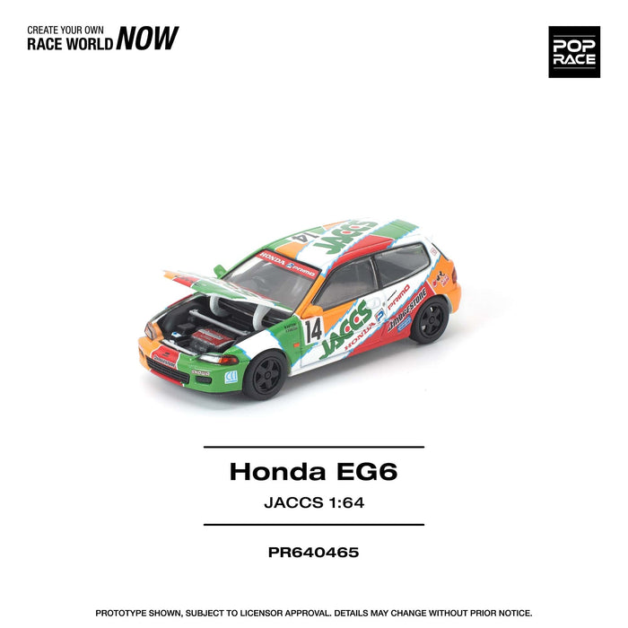 (PRE-ORDER) Honda Civic EG6 JACCS Pop Race 1/64 PR640465
