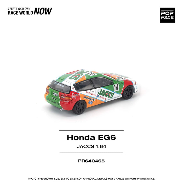 (PRE-ORDER) Honda Civic EG6 JACCS Pop Race 1/64 PR640465