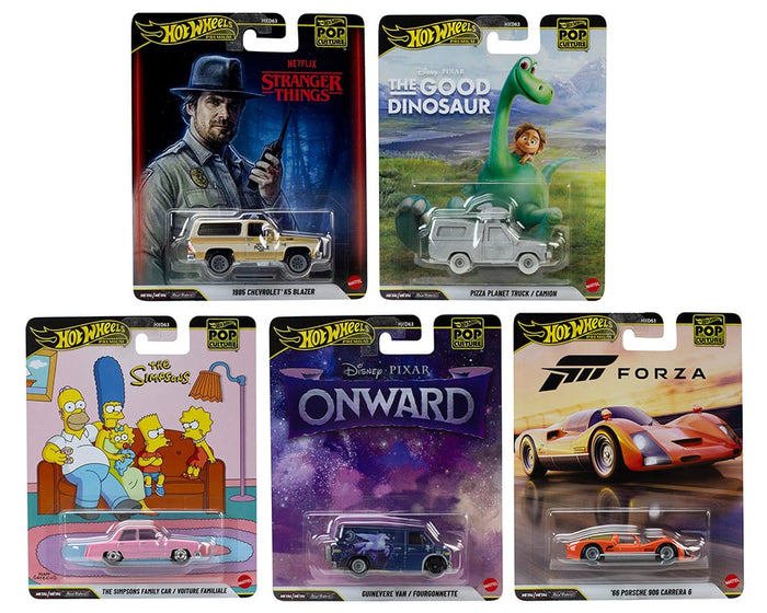 (PRE-ORDER) Hot Wheels 2026 Pop Culture S Assortment 5x Car Set HXD63-956S