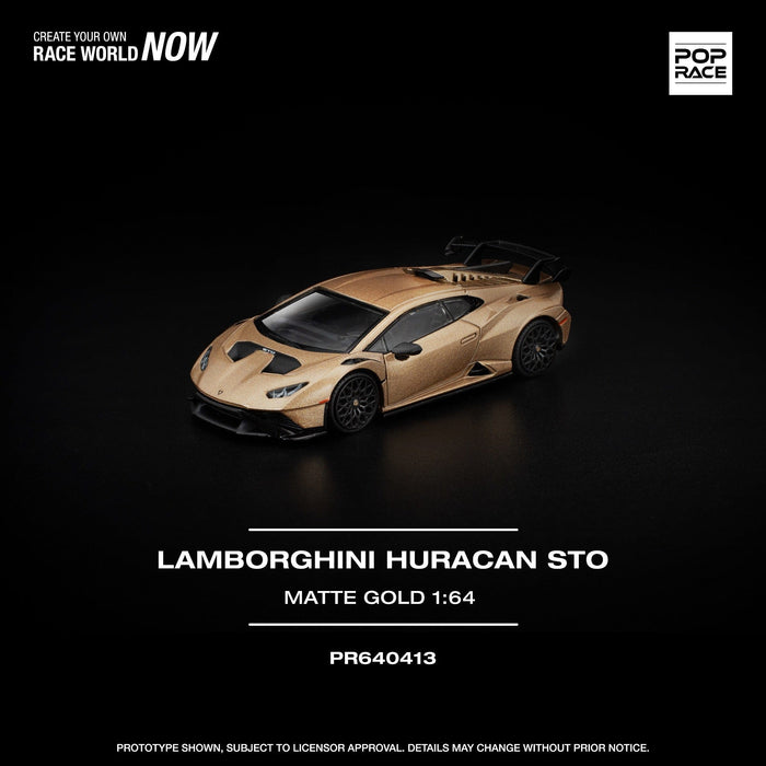(Pre-order) Lamborghini Huracan STO Matte Gold POPRACE 1/64 PR640413