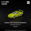 (Pre-order) Mazda RX-7 FC3S Re-Amemiya Luminous Green 1/64 Pop Race PR640344