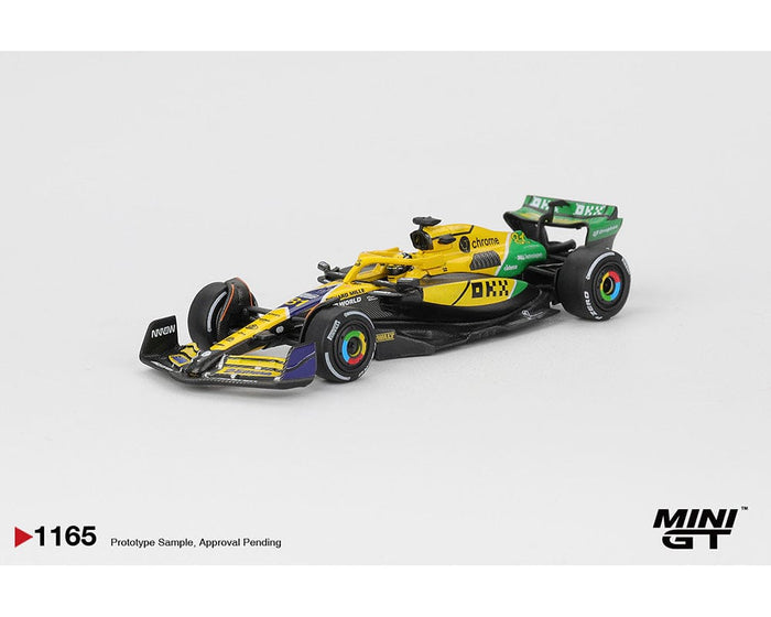 (Pre-order) McLaren MCL38 #81 Oscar Piastri 2024 F1 2024 Monaco GP 2nd Place Mini GT 1:64 MGT01165-BL
