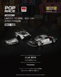 Mercedes Benz AMG CLK GTR RAW METAL HONG KONG TOYCAR SALON 2026 Pop Race 1/64 scale PR640580