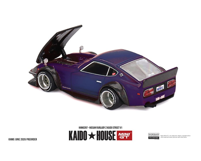 (Pre-order) Nissan Fairlady Z  Kaido Street v1 Kaido House 1:64 KHMG297