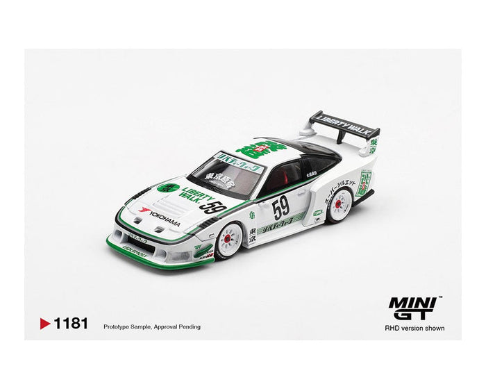 (Pre-order) Nissan LB-Silhouette 180SX White Mini GT MGT01181-BL