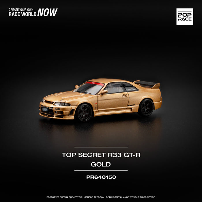 Nissan Skyline GT-R R33 Top Secret Gold Pop Race PR640150