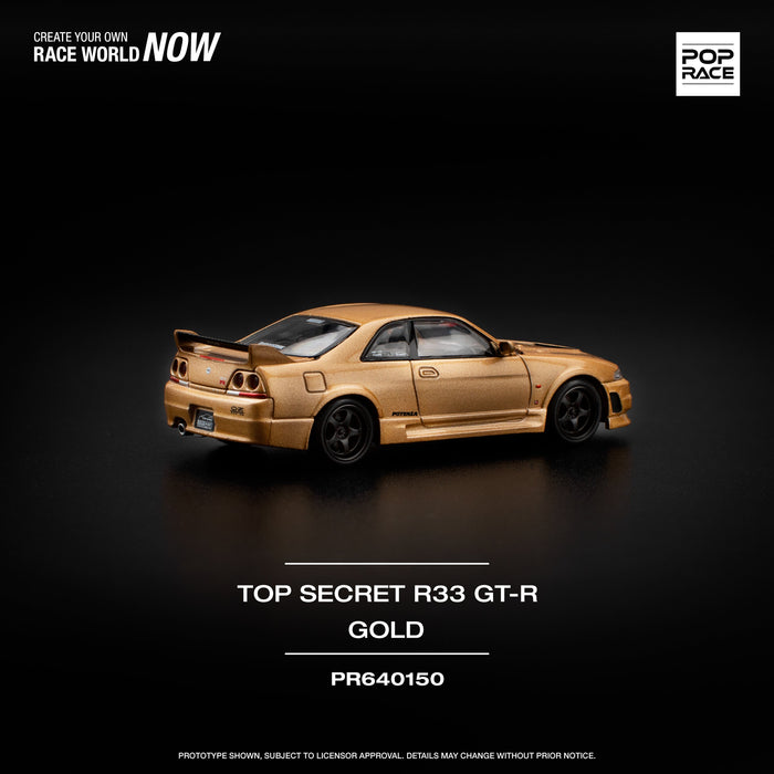 Nissan Skyline GT-R R33 Top Secret Gold Pop Race PR640150