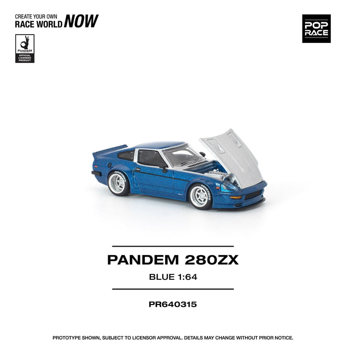 (Pre-order) PANDEM 280ZX Blue Pop Race 1/64 PR640315