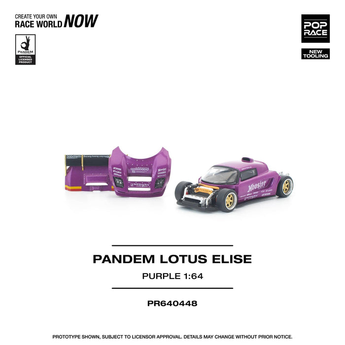 (PRE-ORDER) Pandem Lotus Elise Purple Pop Race 1/64 PR640448