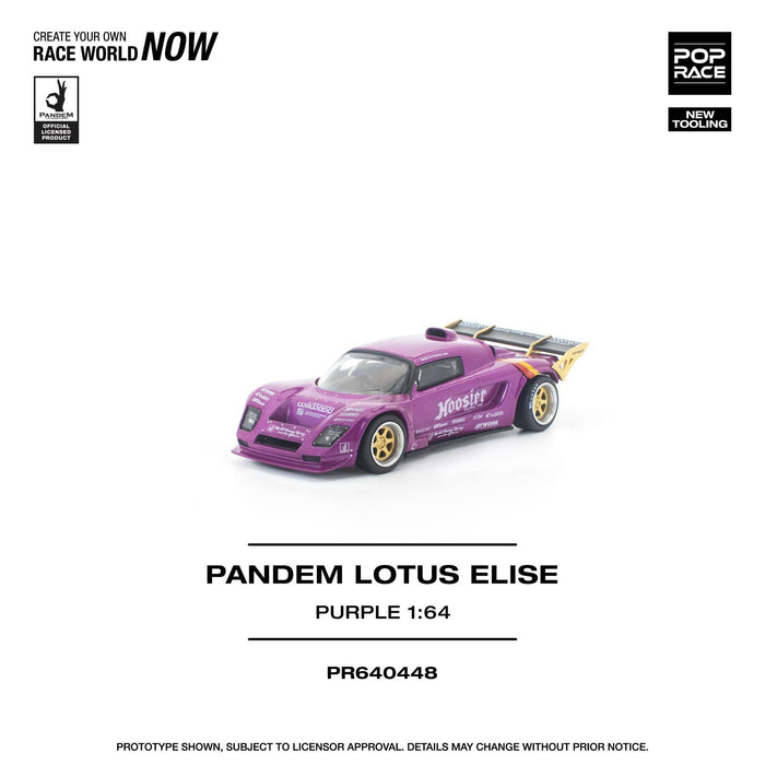 (PRE-ORDER) Pandem Lotus Elise Purple Pop Race 1/64 PR640448