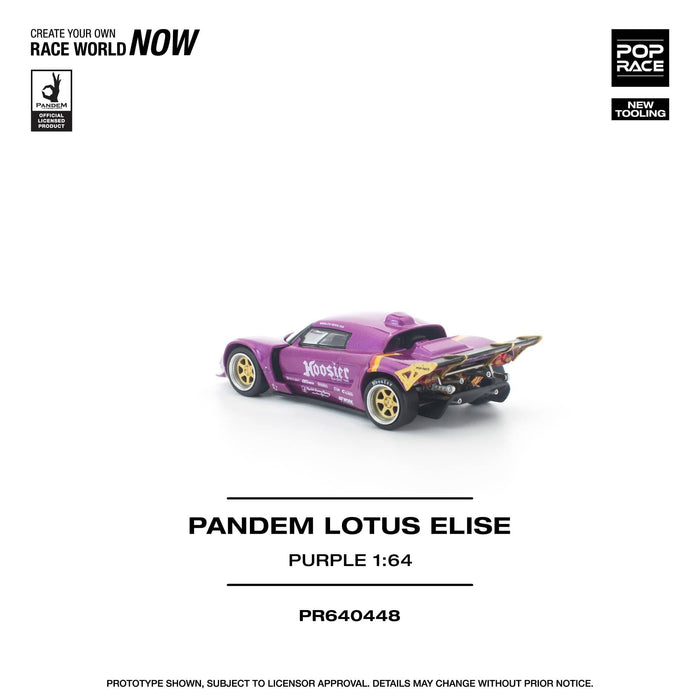 (PRE-ORDER) Pandem Lotus Elise Purple Pop Race 1/64 PR640448