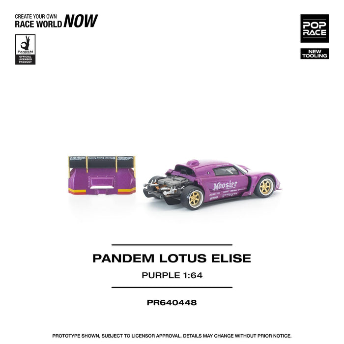 (PRE-ORDER) Pandem Lotus Elise Purple Pop Race 1/64 PR640448