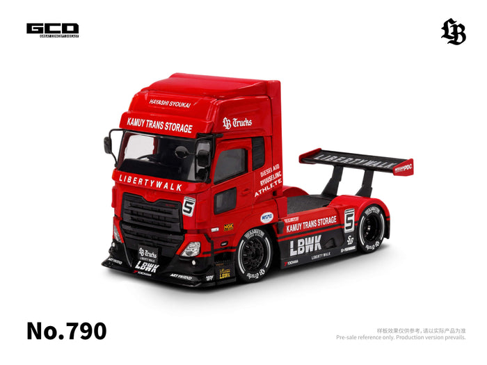 (PRE-ORDER) Super Silhouette Red/Black Quon Truck Head (RHD) LBWK GCD KS-099-790