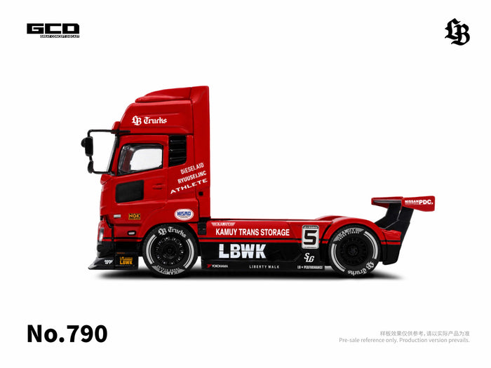 (PRE-ORDER) Super Silhouette Red/Black Quon Truck Head (RHD) LBWK GCD KS-099-790