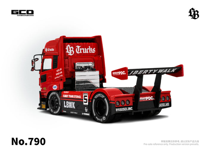 (PRE-ORDER) Super Silhouette Red/Black Quon Truck Head (RHD) LBWK GCD KS-099-790