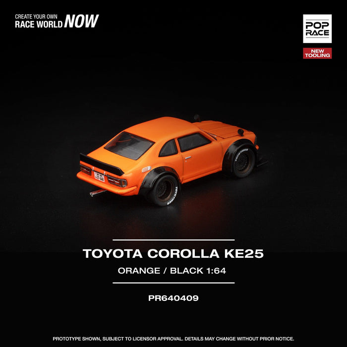 (Pre-order) Toyota Corolla KE25 Orange Poprace 1/64 PR640409