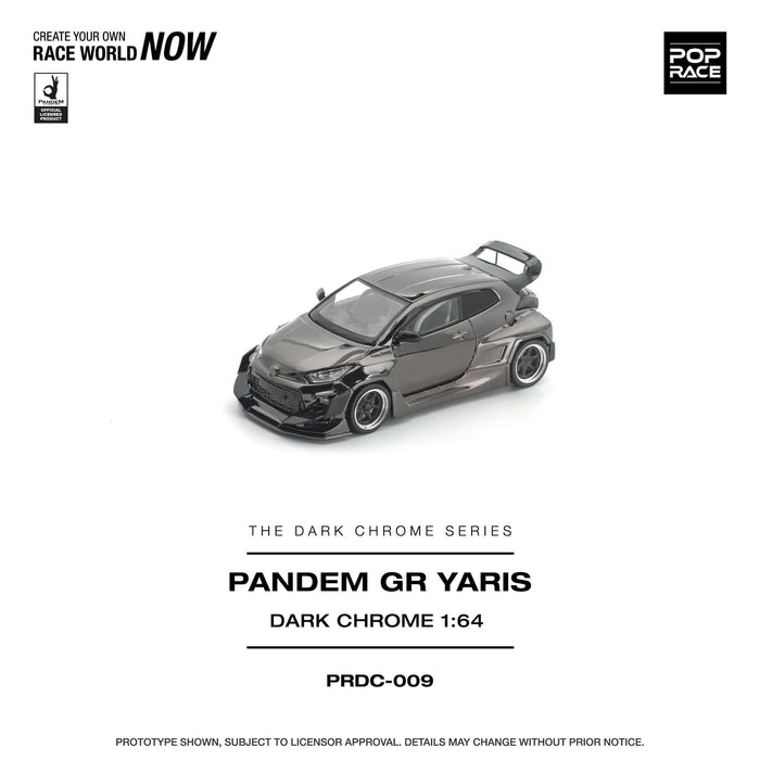 (Pre-Order) Toyota GR Yaris Pandem Dark Chrome Pop Race 1/64 PRDC010