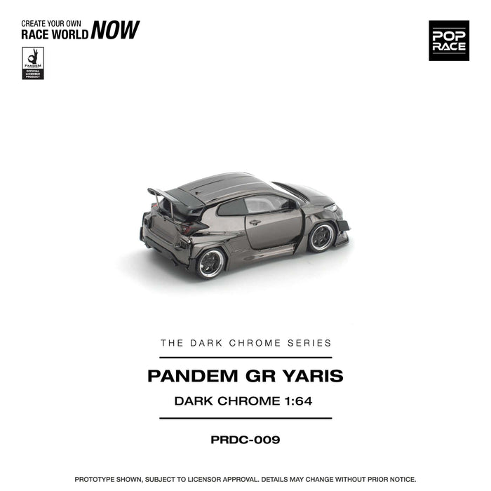 (Pre-Order) Toyota GR Yaris Pandem Dark Chrome Pop Race 1/64 PRDC010