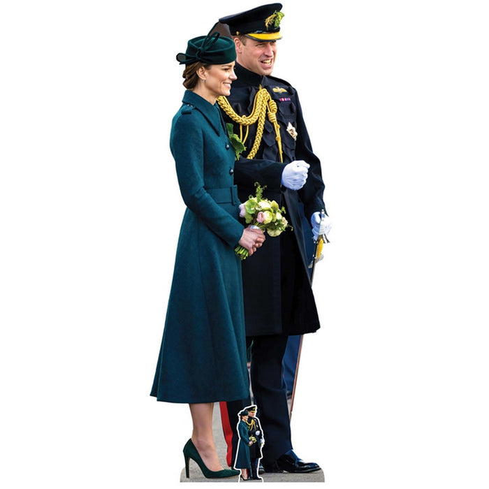 Prince William & Princess Catherine, Princess of Wales Lifesize Cardboard Cutout - 1.82m