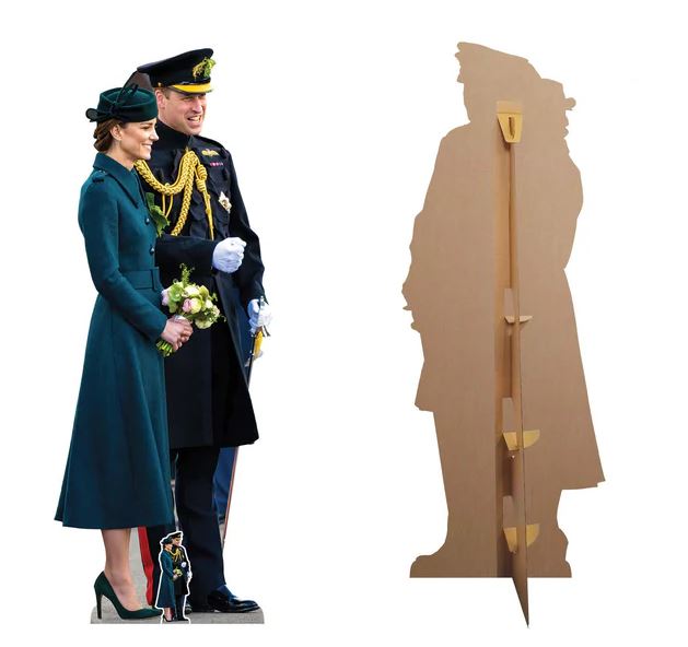 Prince William & Princess Catherine, Princess of Wales Lifesize Cardboard Cutout - 1.82m